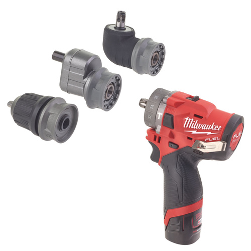 Wiertarko-wkrętarka z udarem Milwaukee M12 FPDXKIT-202X