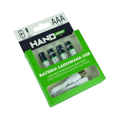 Bateria ładowana Plastrol Hand Home AAA/USB-C/750/4B W-00537
