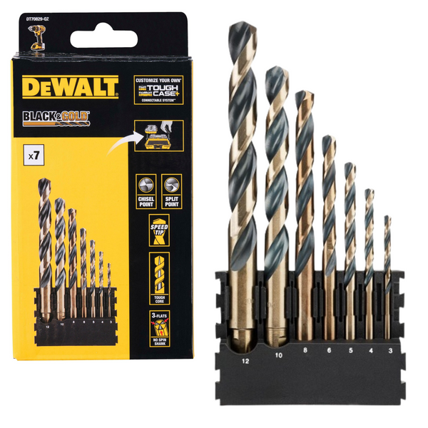 Zestaw 7 szt. wiertł do metalu Dewalt DT70829-QZ