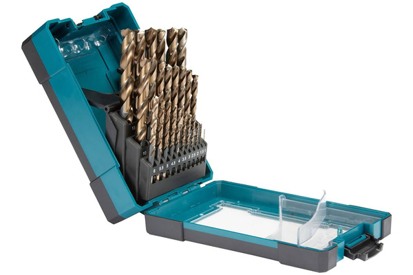 Zestaw 25 szt. wierteł do metalu HSS M-Force 1-13 mm Makita D-67599