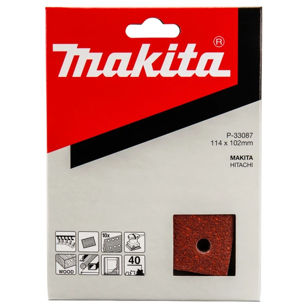 Papier szlifierski 114x102 mm 40G Makita P-33087