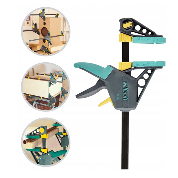 Ścisk stolarski automatyczny Wolfcraft EHZ PRO/100-150mm WF3030000