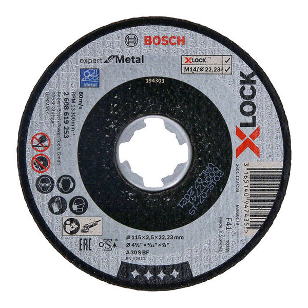 Tarcza do cięcia metalu Bosch 115x2,5x22,23 X-LOCK