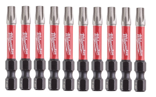 Zestaw 10 szt. bitów udarowych Milwaukee TX30 50 mm