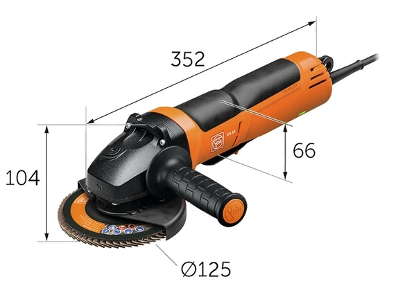 Szlifierka kątowa Fein CG 15-125 BLP Inox (72250960000)