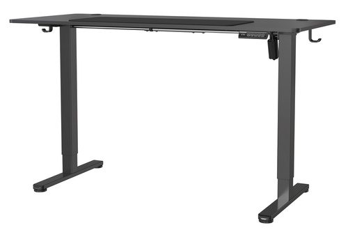 Biurko elektryczne 140x60 cm Zyonix FLUX Black Carbon