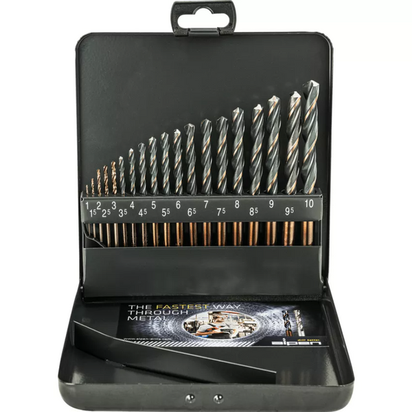 Zestaw wierteł do metalu Alpen 0000810311100 1-10X0,5 mm