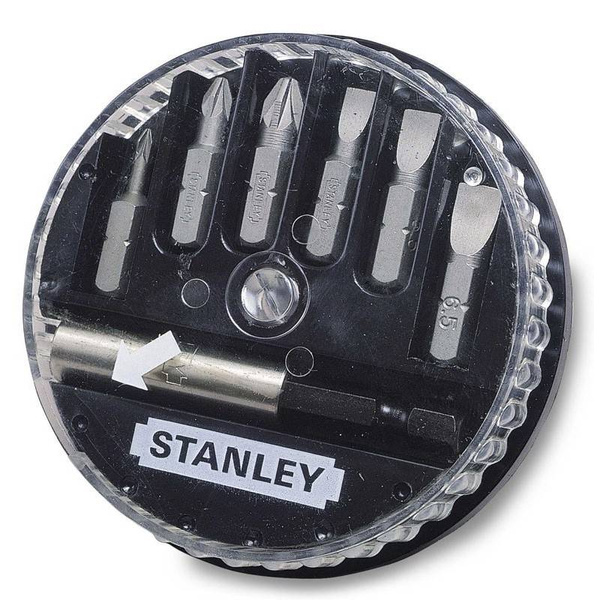 Zestaw 7 elem. końcówek wkrętakowych 1/4" Stanley 1-68-738