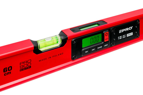 POZIOMNICA ELEKTRONICZNA PRO900 DIGITAL IP65 60cm (z pokrowcem)