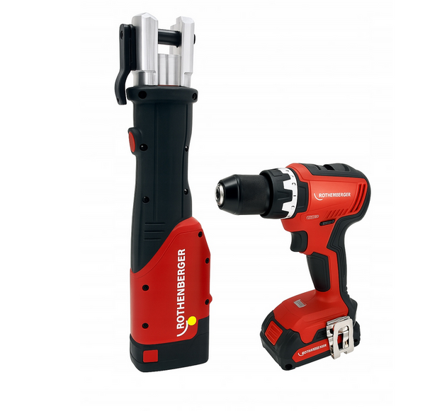 Zaciskarka z wiertarko-wkrętarką Rothenberger ROMAX 4000 + RO DD55 1502000000