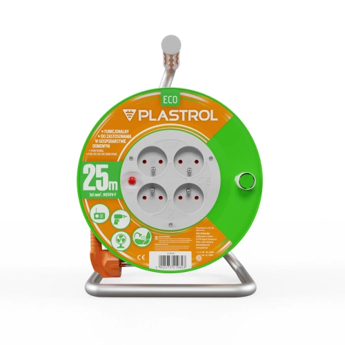 Przedłużacz bębnowy 25 m Plastrol W-98947