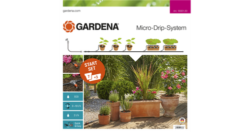 Gardena Micro-Drip-System - zestaw podstawowy M do roślin doniczkowych Gardena 13001-20