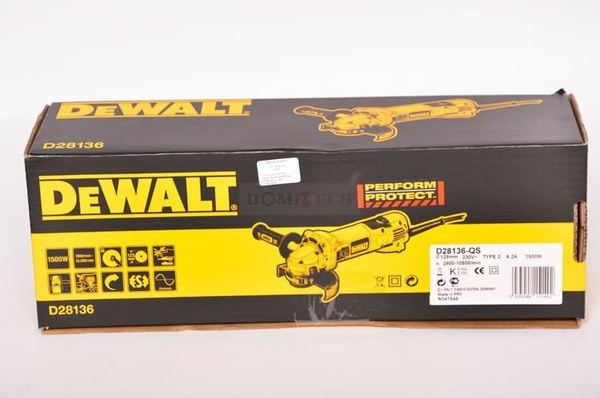 Szlifierka kątowa DeWalt D28136