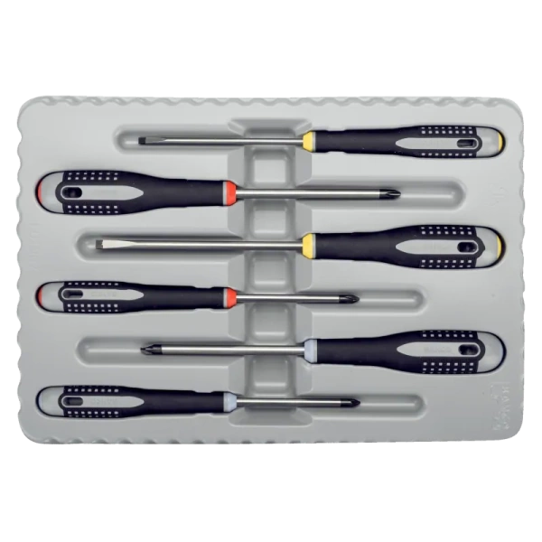 Zestaw 6 szt. wkrętaków płaskie, PZ i PH ERGO™ Bahco BE-9884