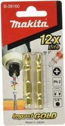 Zestaw końcówek wkrętakowych PH2 Makita Impact Gold B-39160
