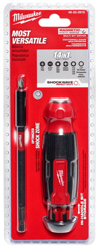 Wkrętak Milwaukee 14w1 z bitami udarowymi Shockwave™