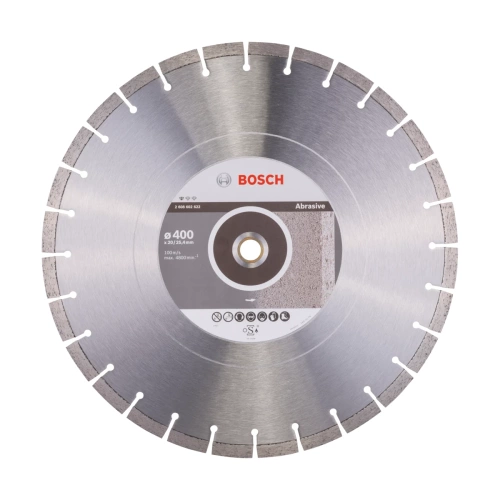 Tarcza do cięcia materiałów abrazyjnych 400x25,4 Bosch 2608602622