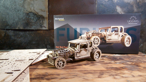 Hot Rod Furious Mouse UGEARS 70192