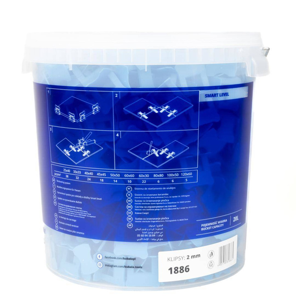 Klipsy Smart Level KUBALA 1886