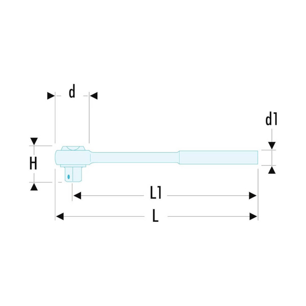 Grzechotka 1/2 Facom SL.171
