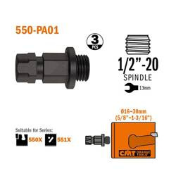 Adaptor 1/2" do otwornic do 30 mm CMT 550-PA01