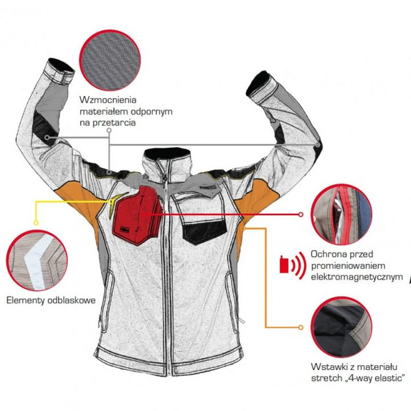 Bluza ochronna Lachti PRO L4041002 SLIM FIT M