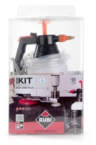 Zestaw: wiertło 35 mm + prowadnica MULTIDRILL + hydronetka Rubi 50921