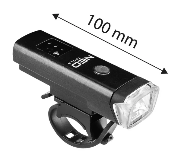 Lampka rowerowa przednia, 400lm NEO Tools 91-005