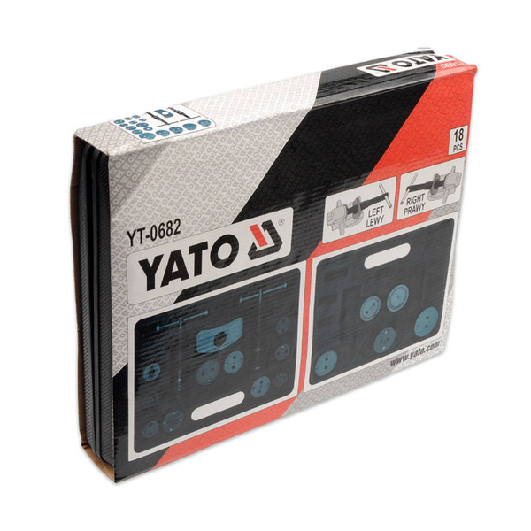 Zestaw do wyciskania tłoczków hamulcowych Yato YT-0682
