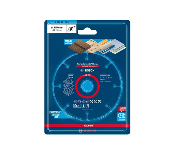 Tarcze tnące EXPERT Carbide Multi Wheel 115 mm, 22,23 mm