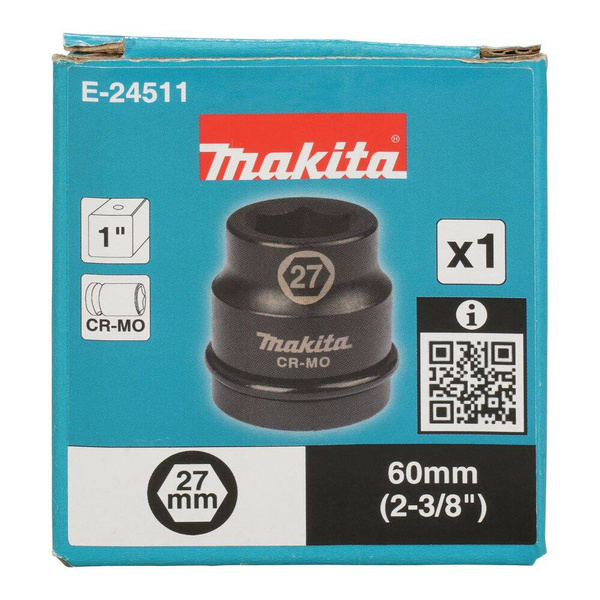 Nasadka udarowa 1" 27x60 mm Makita E-24511
