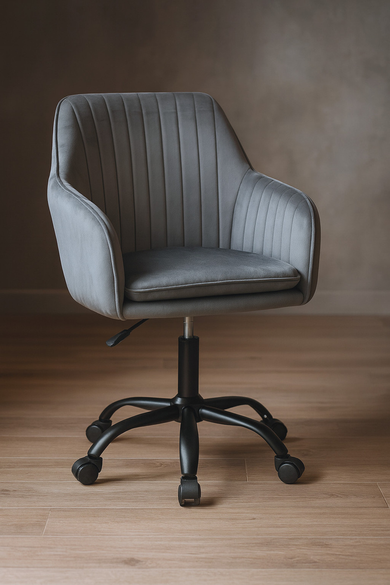 Nowość w ofercie - welurowy fotel obrotowy SIENA