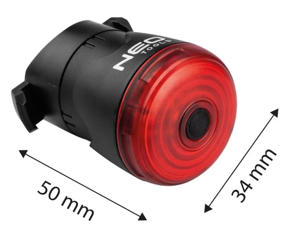 Tylna lampa rowerowa NEO Tools 91-003