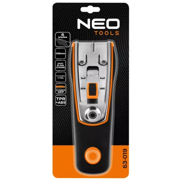 Skrobak z zestawem 5 szt. ostrzy NEO Tools 63-019