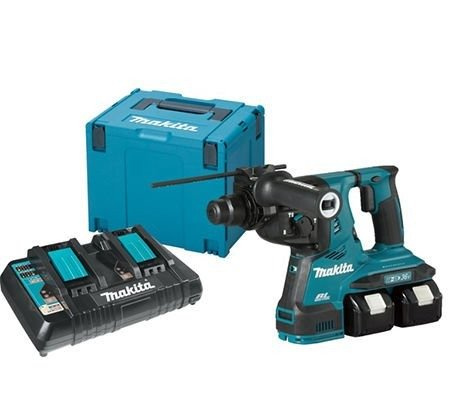 Akumulatorowa młotowiertarka SDS Plus Makita DHR280PT2J (2x18V) ( 2x5Ah) + walizka Makpac