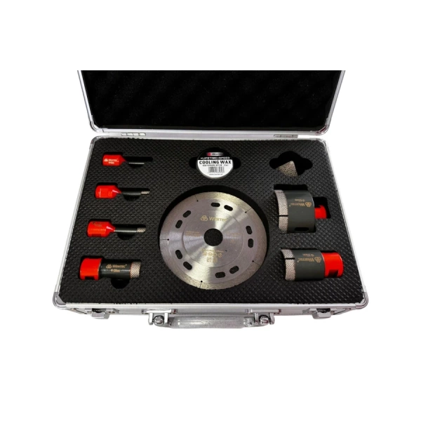 Zestaw otwornic diamentowych Wertec WTASM09A