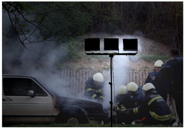 Maszt oświetleniowy LM3x50F PARTNESITE