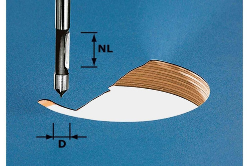 Wiertłofrez   HW D8/NL19 Festool 491037