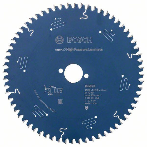 Tarcza Expert for High Pressure Laminate do pił ręcznych 230x30 Bosch 2608644356