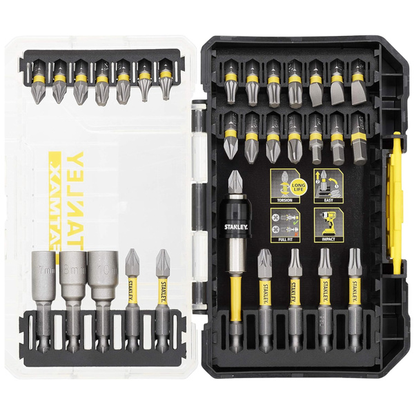 Zestaw 32 szt. bitów i akcesoriów Stanley Fatmax STA88557-XJ