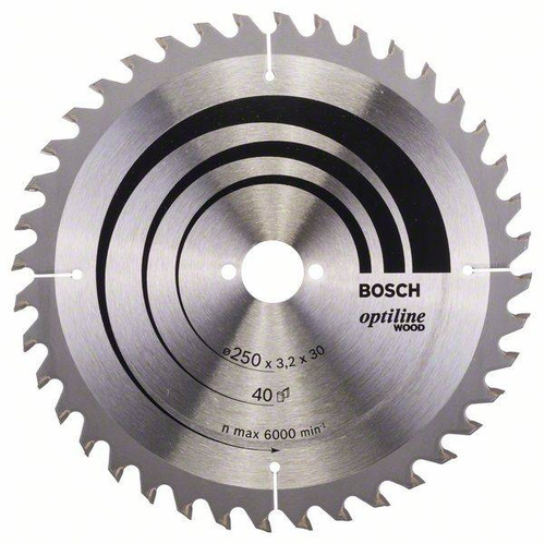 Tarcza pilarska Optiline Wood 250x30 Bosch 2608640670