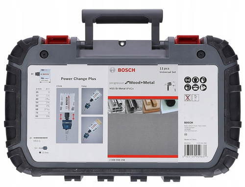 Zestaw otwornic Bosch Progressor 25 - 86 mm 2608594194