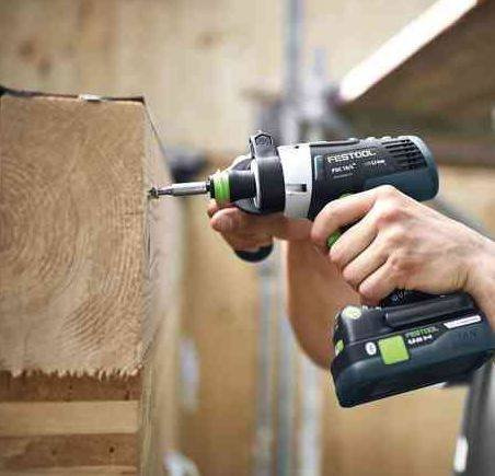 Akumulatorowa wiertarko-wkrętarka udarowa QUADRIVE PDC 18/4 5,2/4,0 I-Plus 576467 Festool + 2 x akumulator + ładowarka +kufer