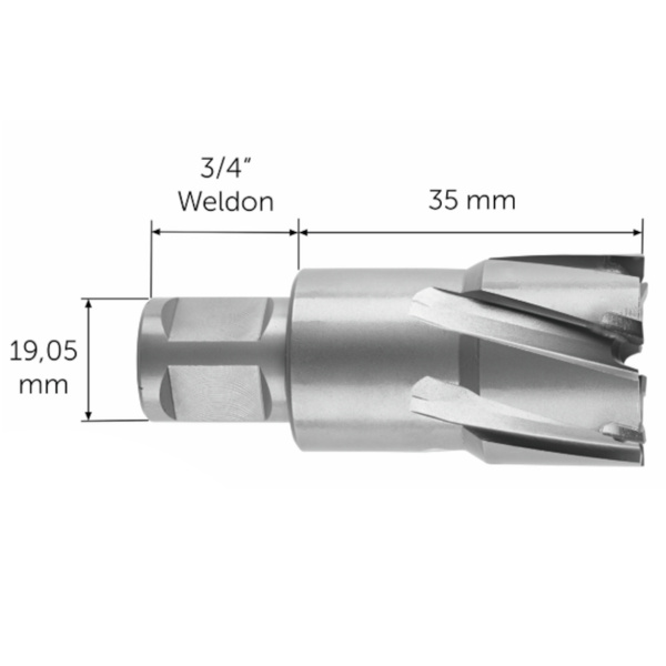 Wiertło koronowe 35 mm 3/4" Fein 63127714010