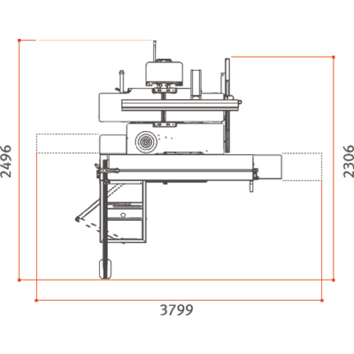 Maszyna wieloczynnościowa Holzkraft minimax lab 300p F16 TERSA 5500314