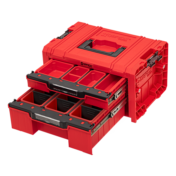 Skrzynia narzędziowa Qbrick System PRO Drawer 2 Toolbox 2.0 Expert RED Ultra HD Custom