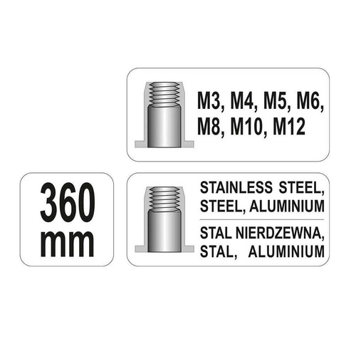 Nitownica do nitonakrętek Yato YT-36128