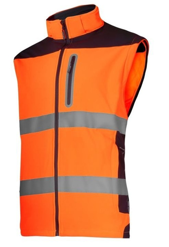 Kurtka ostrzegawcza softshell 3XL Lahti PRO L4092206 pomarańczowa