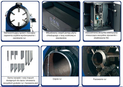 Ukosowarko-przecinarka Promotech EZ-FAB
