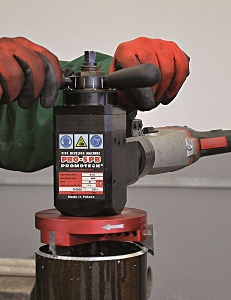 Ukosowarka (krawędziarka) do rur PRO-5 PBE Promotech silnik pneumatyczny